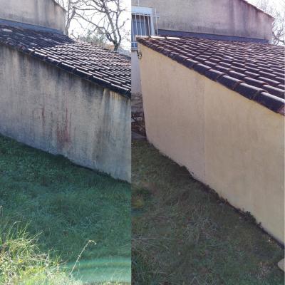 Nettoyage d un muret 